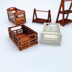 1:12 Dollhouse Mini Storage Basket Bread Food Dollhouse Decoration