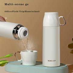 Double Layer Stainless Steel Thermal Cup, Leakproof Insulated Water Bottle