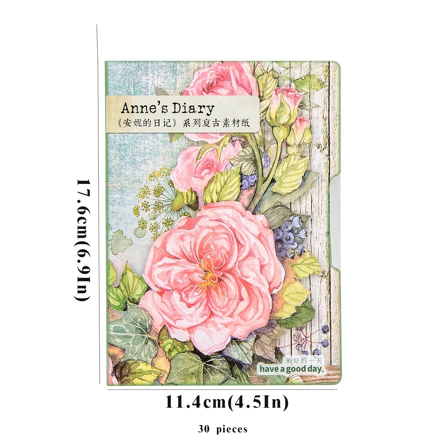 30 Pcs Paper 17.6x11.4cm for Students Hand Account