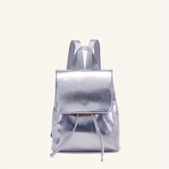 Kids Large Capacity Schoolbag Silver Travel Backpack