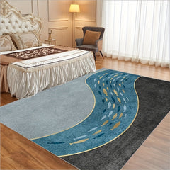 Soft Faux Sheepskin Floor Mat Cashmere Carpet Anti Slip Washable Large