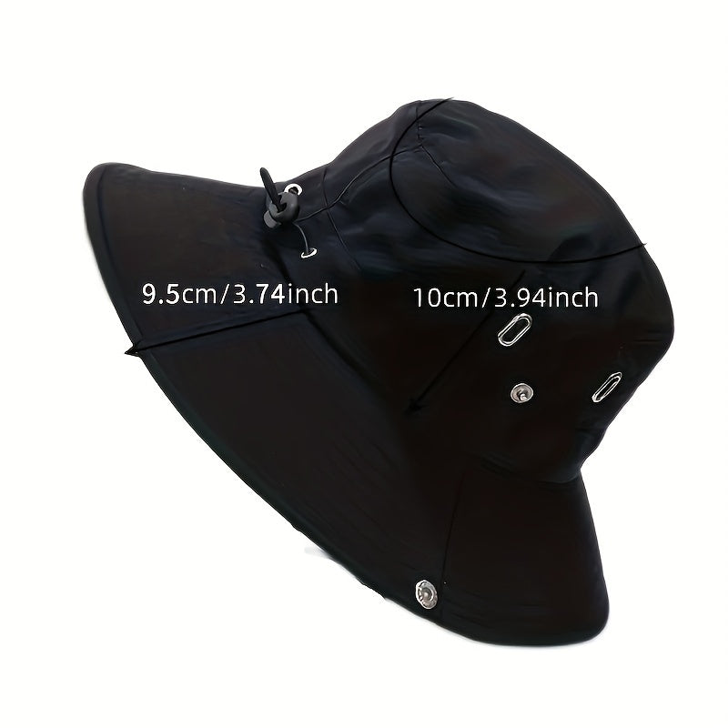 Sunshade Big Brim Cowboy Bucket Hat for Outdoor Sport