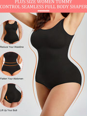 Seamless Tummy Control Full Body Shaping Slimming Leotard Jumpsuit