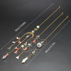 Christmas Crystal Hanging Decoration Artificial Crystal Decor