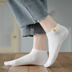 7 Pairs Fruit Pattern Socks Low Cut Ankle Socks Women's Stockings
