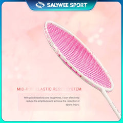 Carbon Fiber Badminton Racket & Bag Set, 9.98-14.51KG, Offensive Player Gift