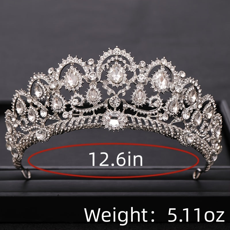 Crystal Rhinestone Tiara Wedding Hair Accessories
