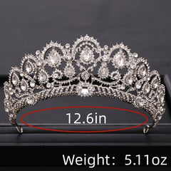 Crystal Rhinestone Tiara Wedding Hair Accessories