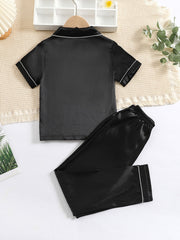 Boys Short Sleeve Pajamas Set