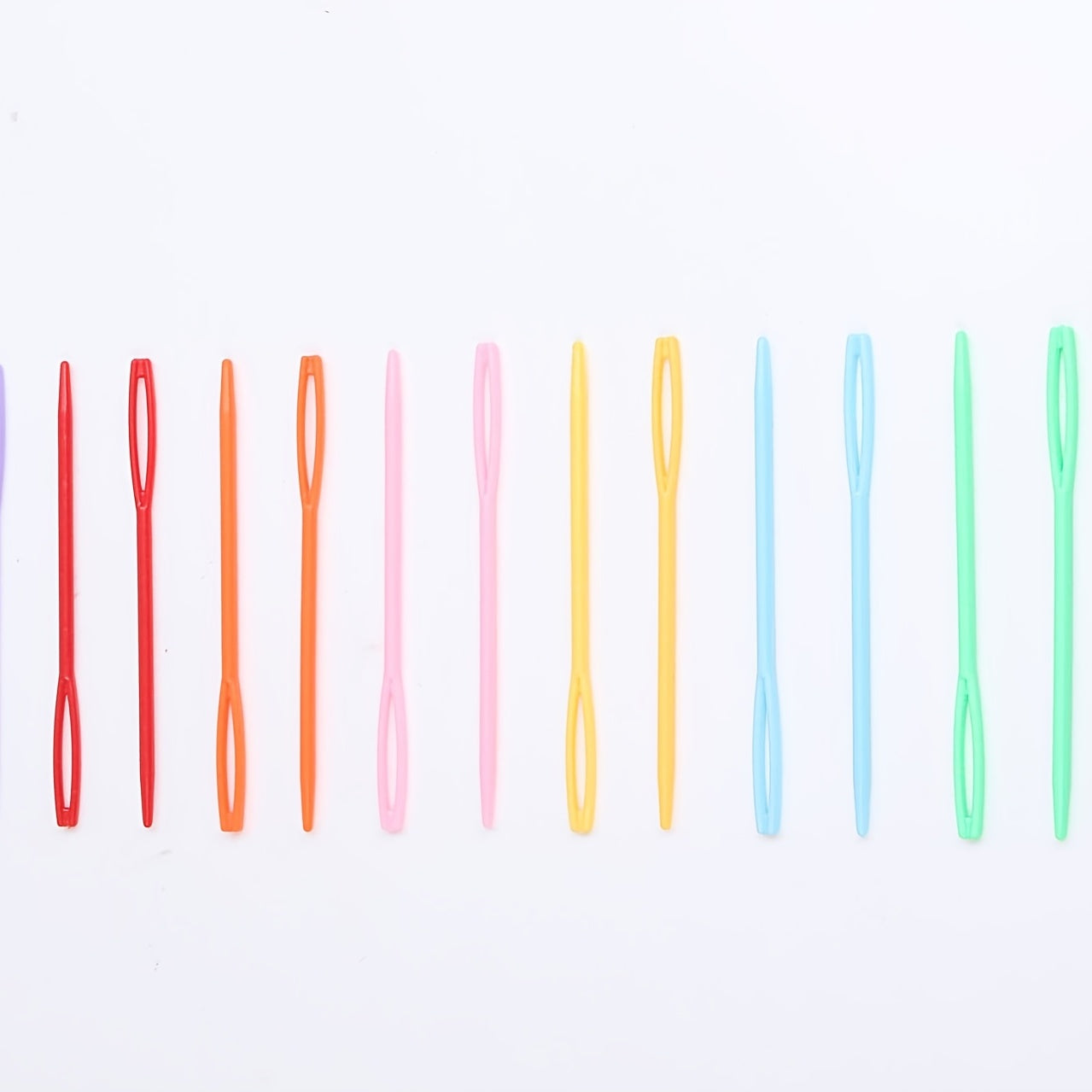 20pcs Plastic Knitting Needles for DIY Crafts