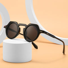 Vintage Round Frame Sunglasses