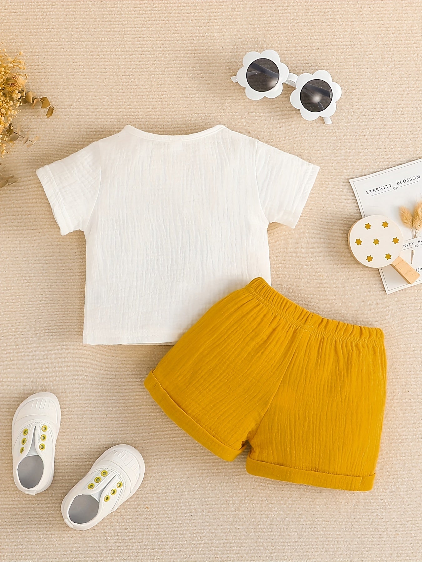 Boys Casual Outfit Short Sleeve Tshirt & Shorts Set Toddler Baby Clothes