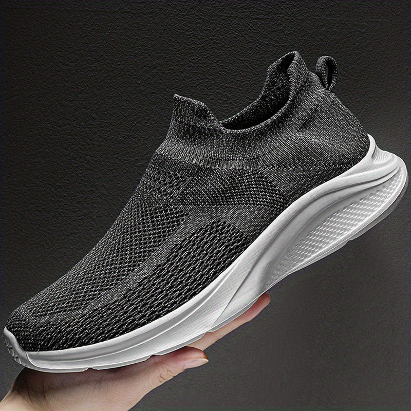 Men's No Tie Loafer Shoes Breathable Mesh Anti skid