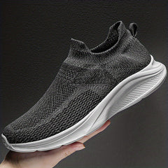 Men's No Tie Loafer Shoes Breathable Mesh Anti skid