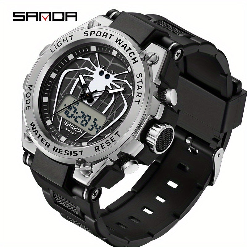 SANDA Men Outdoor Sports Watch with Function