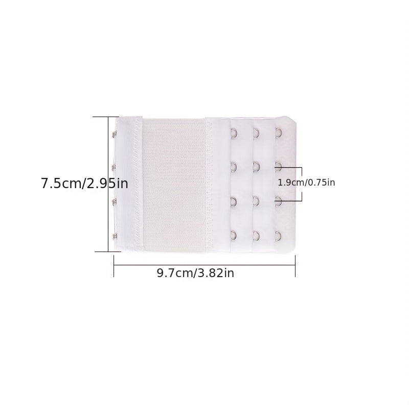 3pcs Mixed Hook Bra Extenders Adjustable Bra Straps