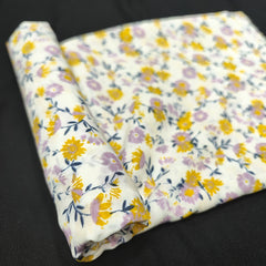 1yd Faux Cotton Fabric for DIY Pants Dress Quilts - Cut Size by Yard