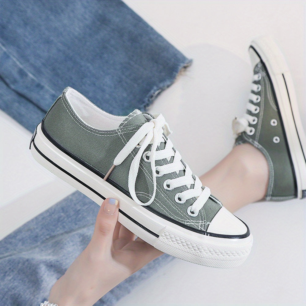 Men's Low Top Canvas Shoes Summer Breathable Non Slip