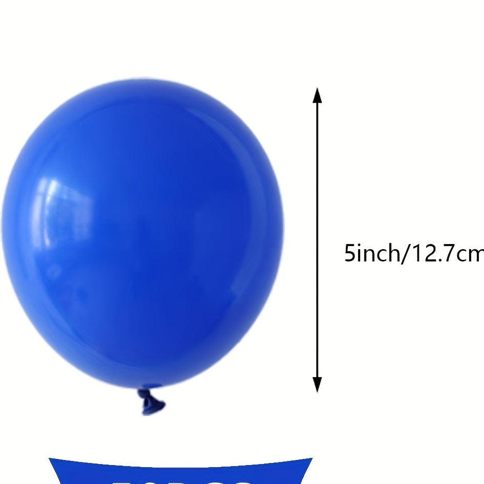 60pcs Dark Party Latex Balloons 5inch Matte Dark Latex Balloons For Men Birthday