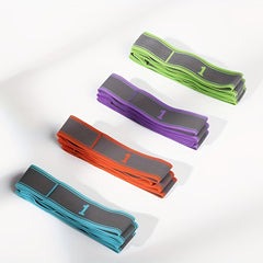 Yoga Elastic Band 9 Grids Fitness Resistance Band for Pilates Training