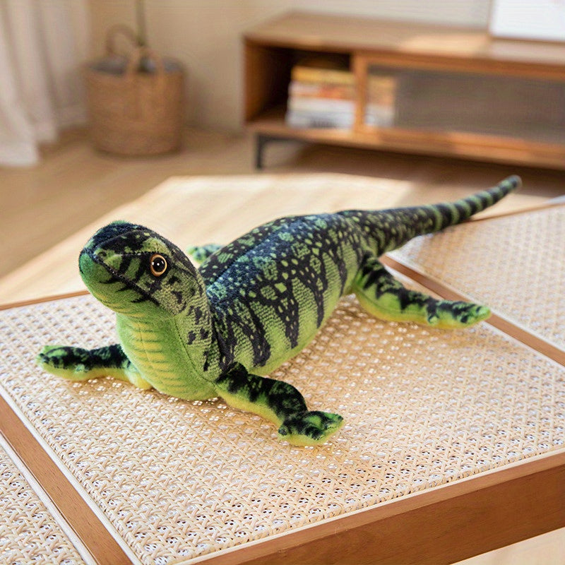 5in Lizard Plush Toy Realistic Reptile Chameleon Doll Home Decor Gift