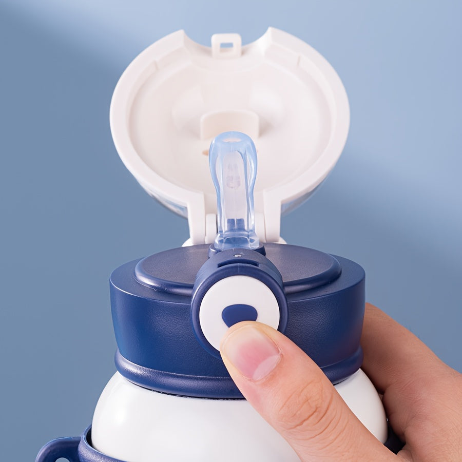 Stainless Steel Insulation Cup with Silicone Straw for Camping