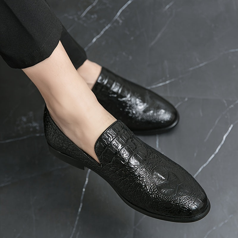 Men's Pointed Toe Slip On Casual Loafer Shoes