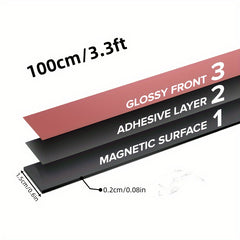 Flexible Magnetic Tape with Strong Adhesive - Craft Projects