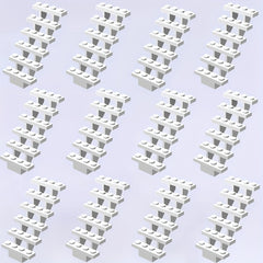 12pcs Staircase & Christmas Scene Building Blocks DIY Kit Mixed Colors