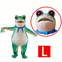 Halloween Frog Doll Inflatable Adult Costume Chinese Street Network Red Frog Man