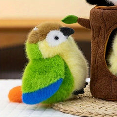 1pc 72inch Parrot Plush Toy Soft Polyester Stuffed Animal Realistic Home Decor