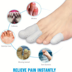 12 Gel Toe Caps Toe Protection For Bunions Big Toes Corns