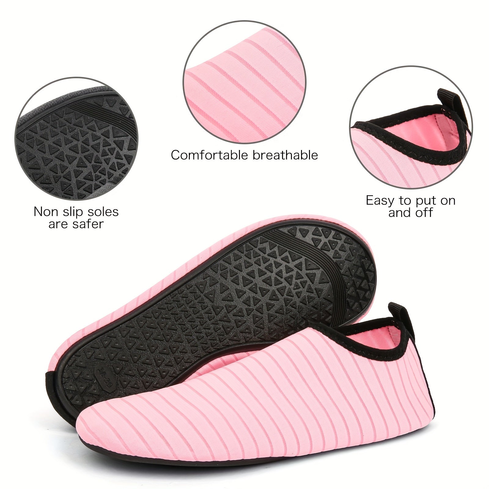 Women's Quick Drying Water Shoes Non Slip Beach Swimming Fitness