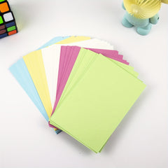 50 Sheets 14x9 Cardstock DIY Greeting Cards 5 Colors 10 Sheets