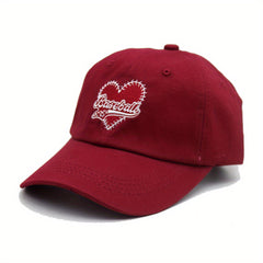 Embroidery Sunshade Baseball Cap Outdoor Peaked Cap