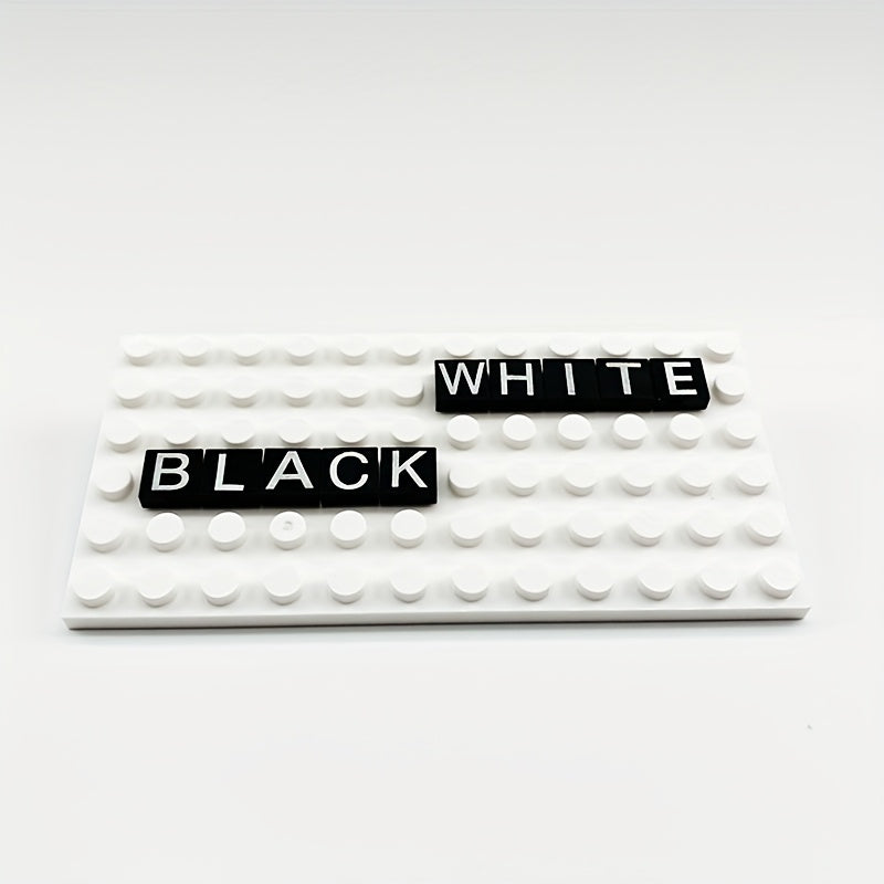 41pcs MOC Small Building Blocks Numbers and Letters DIY Set