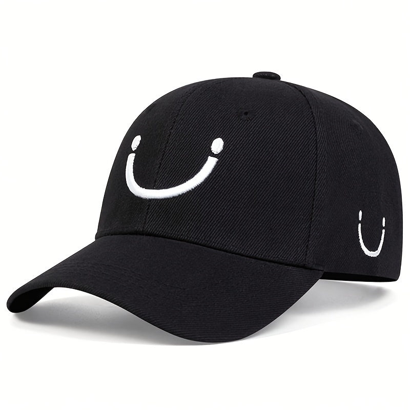 Men's Smile Face Baseball Cap Adjustable Sun Hat