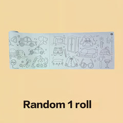 Creative Doodle and Painting Roll for Kids, 3m Expanded Doodle Paper