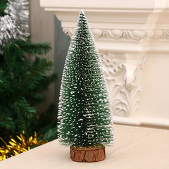 5pcs Mini Snow Frost Trees Christmas Ornaments for Holiday Party DIY Decor
