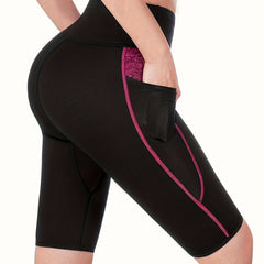 Women's High Waist Sauna Sweat Leggings Weight Loss Workout Pants