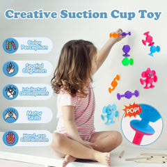 Sensory Suction Toys 40pcs 24pcs Travel Stress Relief Bath Toy