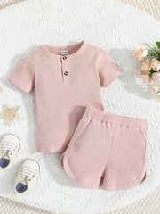 Boys Casual Outfit T shirt & Shorts Summer Kids Clothes