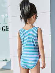 Baby Girls Flamingo Sleeveless Swimsuit