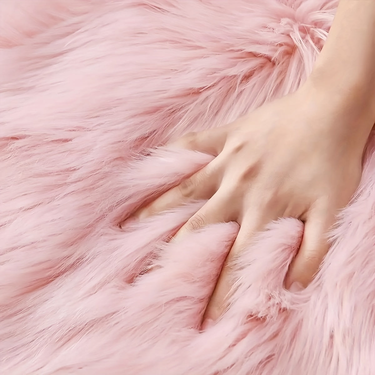 Faux Fur Rug Soft Sheepskin Area Rug 60 x 96 cm