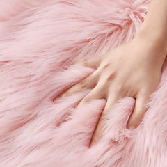 Faux Fur Rug Soft Sheepskin Area Rug 60 x 96 cm