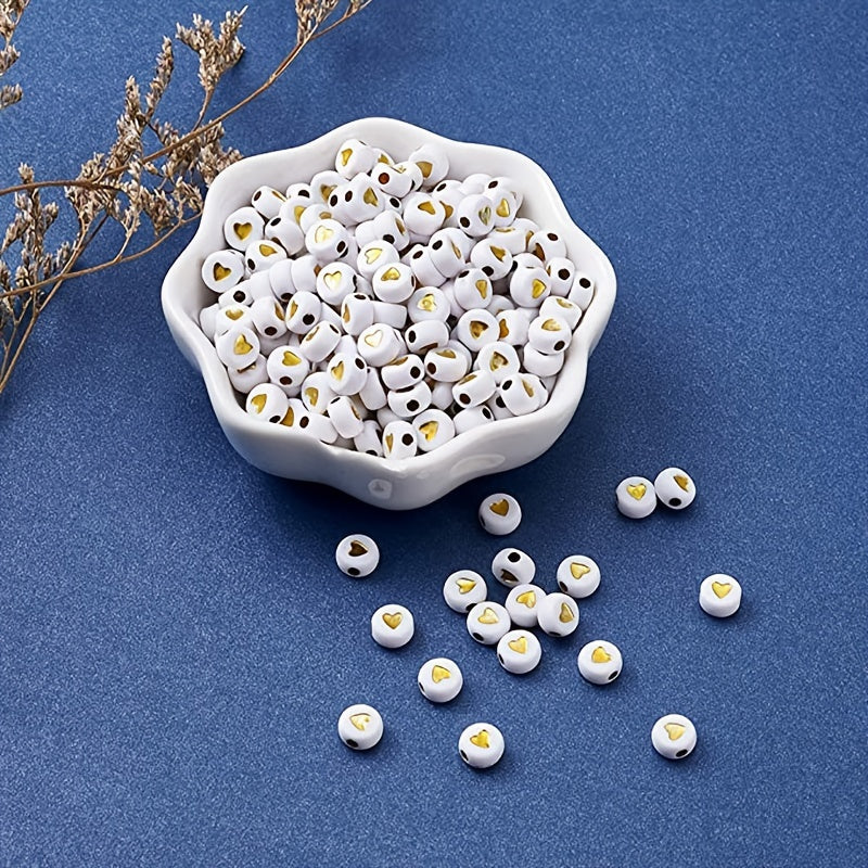 100pc Alphabet Beads for DIY Jewelry Making & Bracelets