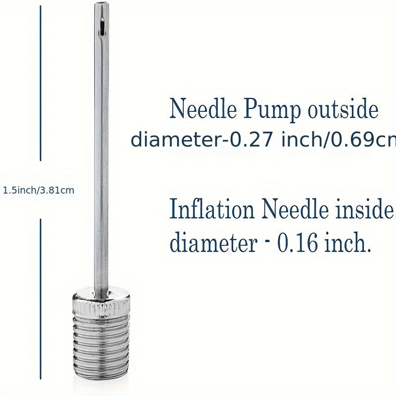 10pcs Stainless Steel Air Pump Needles for Sports Balls