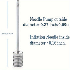 10pcs Stainless Steel Air Pump Needles for Sports Balls