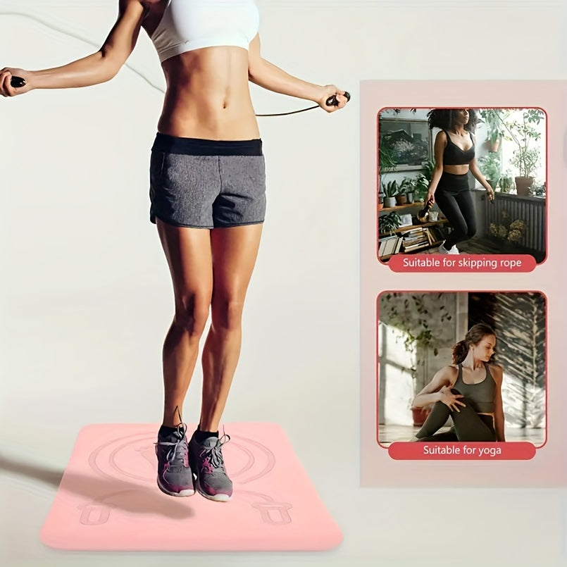 Shockproof Skipping Sports Mat Extra Thick High Density Yoga Mat Non Slip