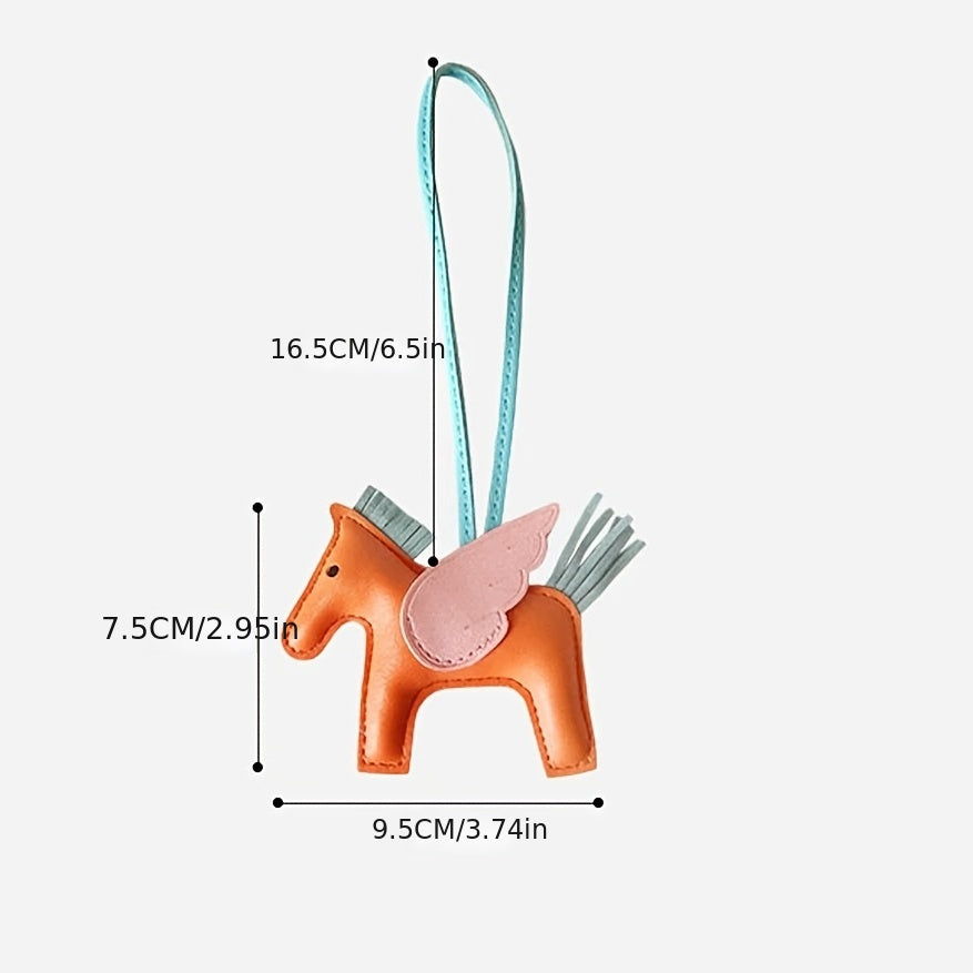 16pcs Flying Horse Keychain Bag Charm Pendant Accessory Keychain